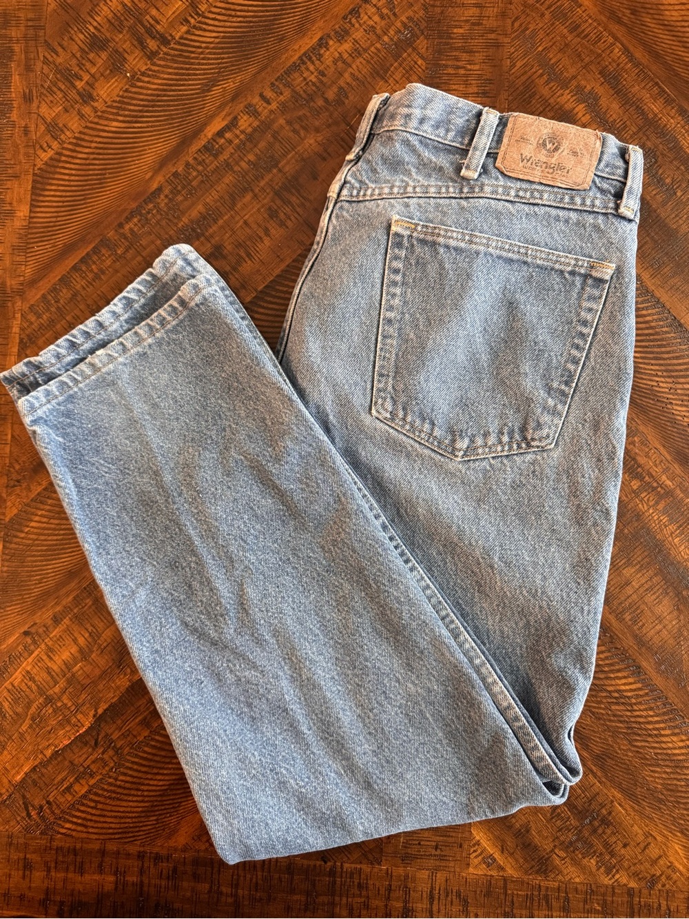 Wrangler Light Blue Classic Straight Jeans